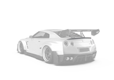 Robot Craftsman "Godzilla" Ducktail Rear Spoiler for Nissan GTR R35 2008-ON Carbon Fiber FRP